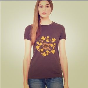 Fall vinyl T-shirt